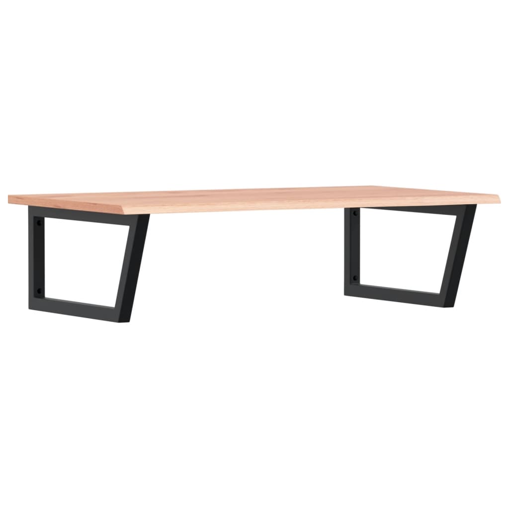 vidaXL Basin Shelf Wall Mounted Steel and Solid Wood Oak