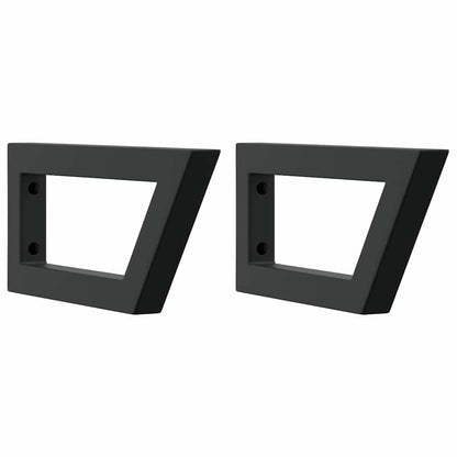 vidaXL Basin Shelf Wall Mounted Steel and Solid Wood Acacia