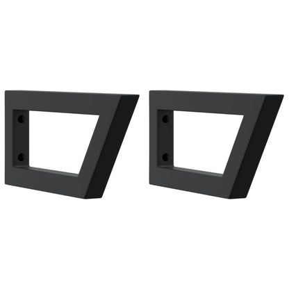 vidaXL Basin Shelf Wall Mounted Steel and Solid Wood Acacia