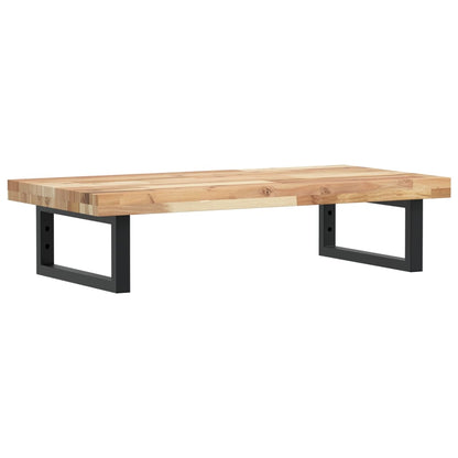 vidaXL Basin Shelf Wall Mounted Steel and Solid Wood Acacia