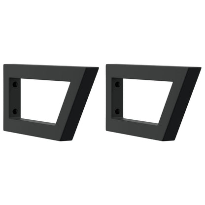 vidaXL Basin Shelf Wall Mounted Steel and Solid Wood Acacia