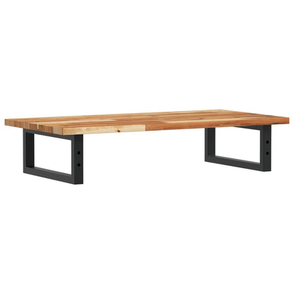 vidaXL Basin Shelf Wall Mounted Steel and Solid Wood Acacia