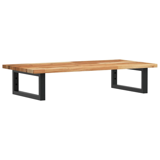 vidaXL Basin Shelf Wall Mounted Steel and Solid Wood Acacia