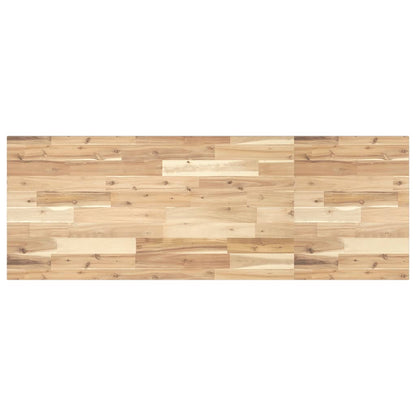 vidaXL Basin Shelf Wall Mounted Steel and Solid Wood Acacia