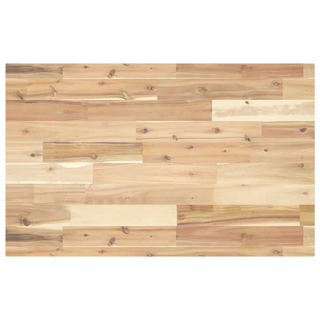 vidaXL Basin Shelf Wall Mounted Steel and Solid Wood Acacia