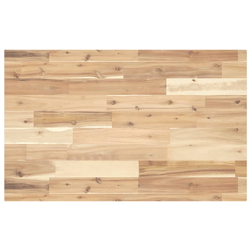 vidaXL Basin Shelf Wall Mounted Steel and Solid Wood Acacia