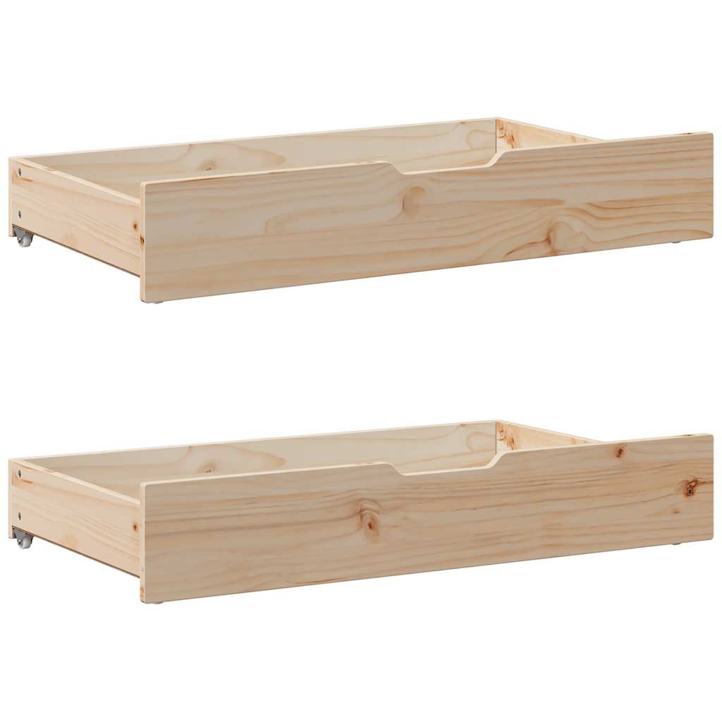 vidaXL Bed Frame without Mattress 140x190 cm Solid Wood Pine