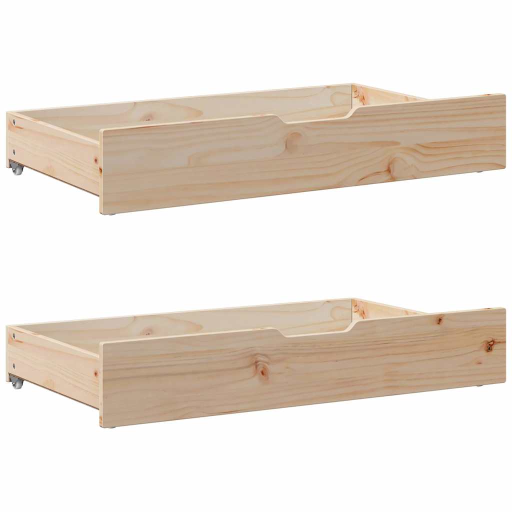 vidaXL Bed Frame without Mattress 135x190 cm Double Solid Wood Pine