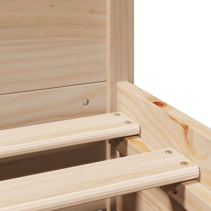 vidaXL Bed Frame without Mattress 120x190 cm Small Double Solid Wood Pine