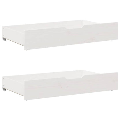 vidaXL Bed Frame without Mattress White 140x200 cm Solid Wood Pine