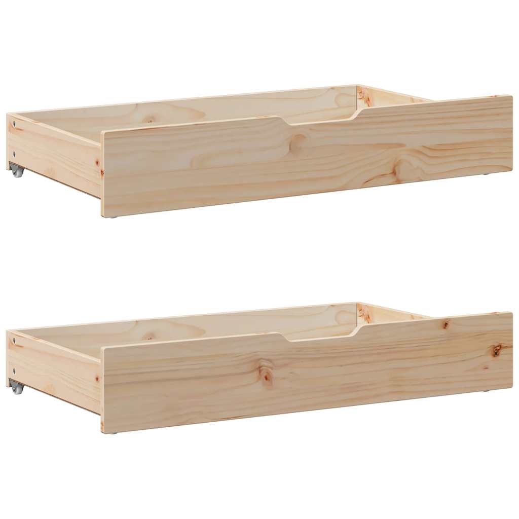 vidaXL Bed Frame without Mattress 135x190 cm Double Solid Wood Pine