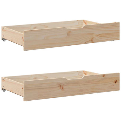 vidaXL Bed Frame without Mattress 135x190 cm Double Solid Wood Pine