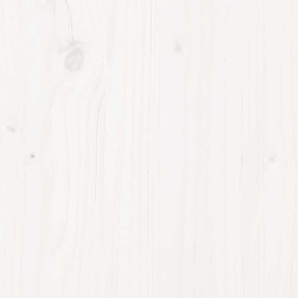 vidaXL Bed Frame without Mattress White 120x200 cm Solid Wood Pine