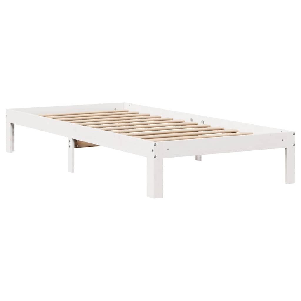 vidaXL Bed Frame with Drawers without Mattress White 90x200 cm