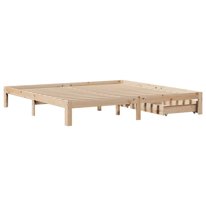 vidaXL Bed Frame with Drawers without Mattress 200x200 cm