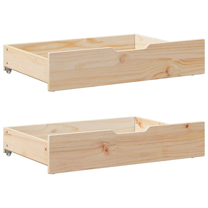 vidaXL Bed Frame with Drawers without Mattress 120x190 cm Small Double