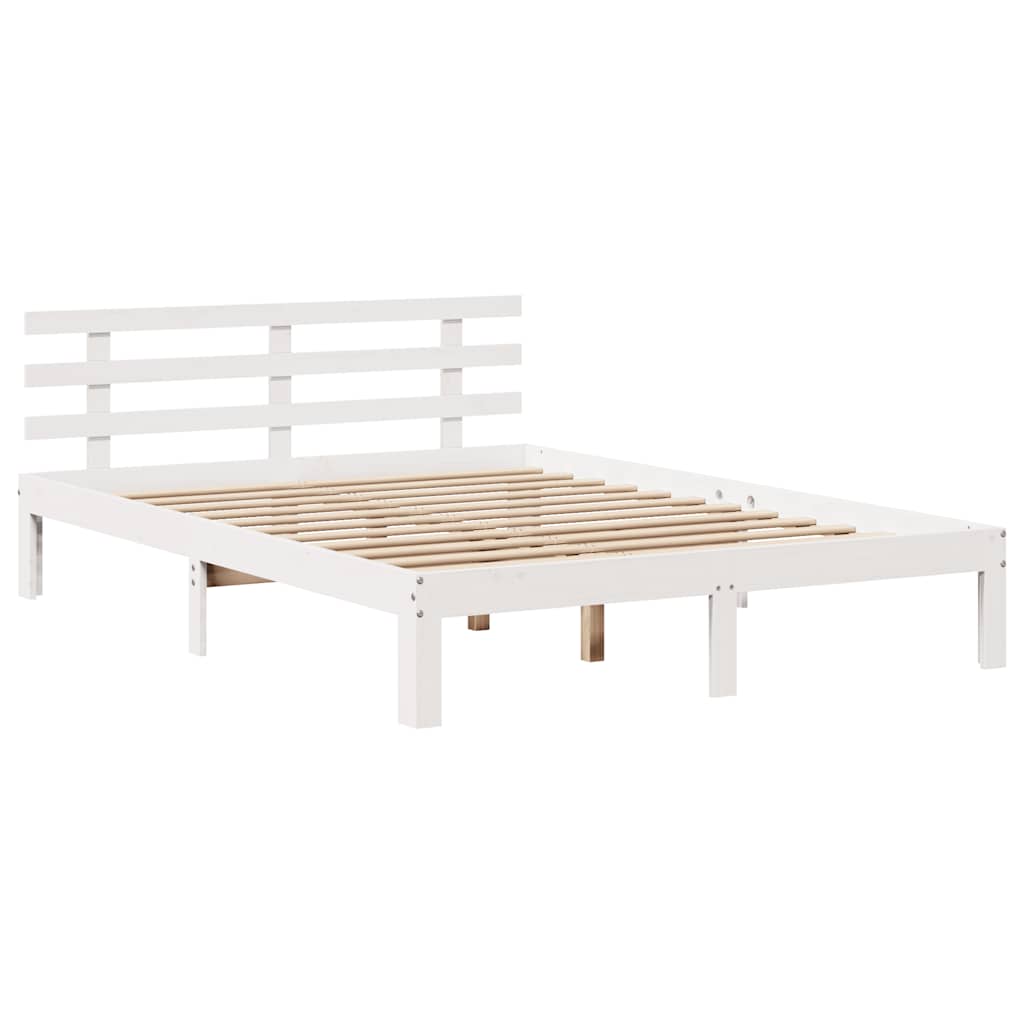 vidaXL Bed Frame with Drawers without Mattress White 120x190 cm Small Double