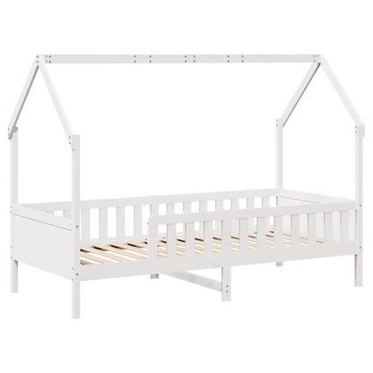 vidaXL Kids Bed Frame with Drawers without Mattress 90x190 cm Single Solid Wood