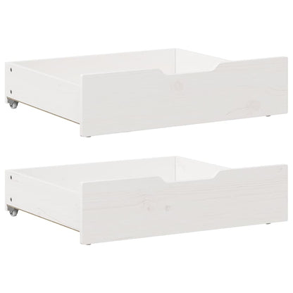 vidaXL Kids Bed Frame with Drawers without Mattress 80x160 cm Solid Wood