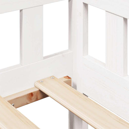 vidaXL Daybed with Drawers without Mattress White 80x200 cm Solid Wood