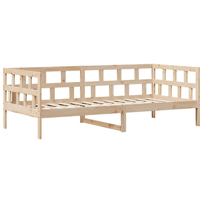 vidaXL Daybed with Drawers without Mattress 90x190 cm Single Solid Wood
