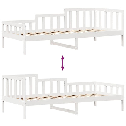 vidaXL Daybed with Drawers without Mattress 90x190 cm Single Solid Wood