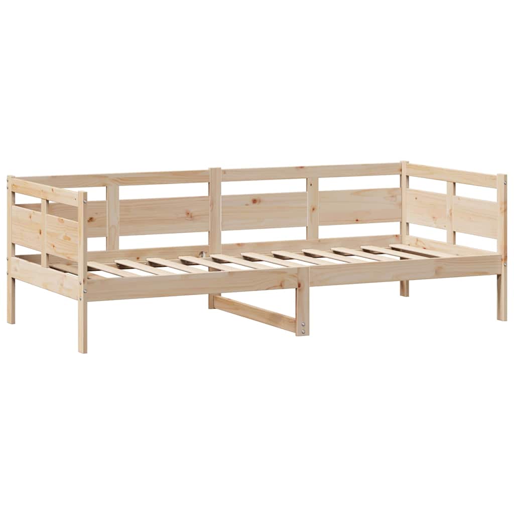 vidaXL Daybed with Drawers without Mattress 90x190 cm Single Solid Wood
