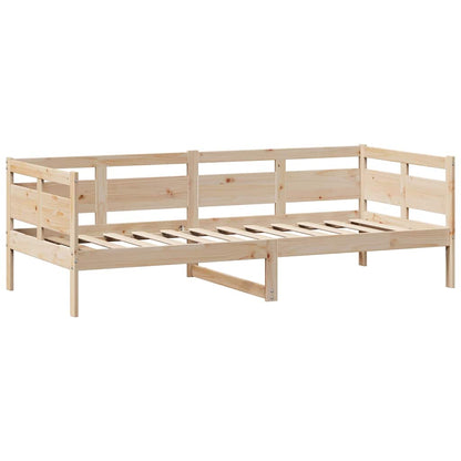 vidaXL Daybed with Drawers without Mattress 90x190 cm Single Solid Wood