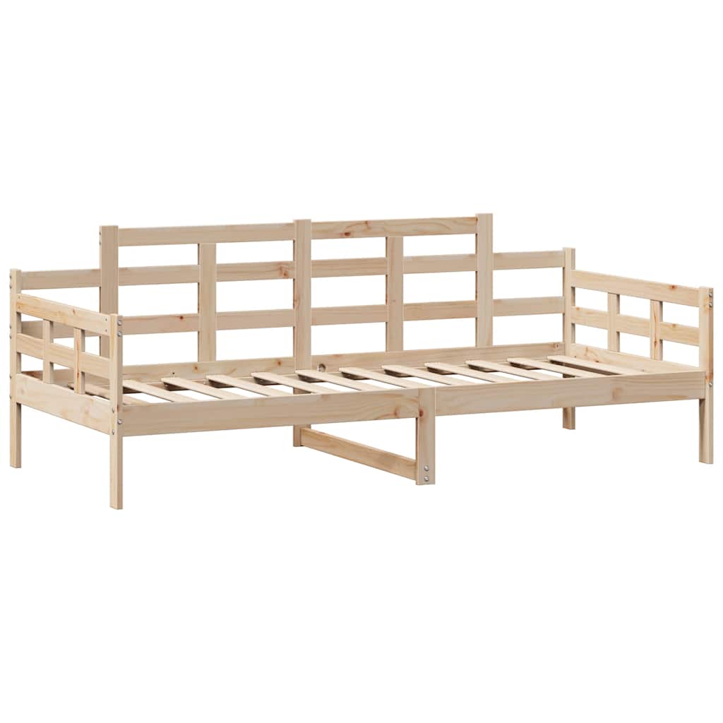 vidaXL Daybed with Drawers without Mattress 90x190 cm Single Solid Wood