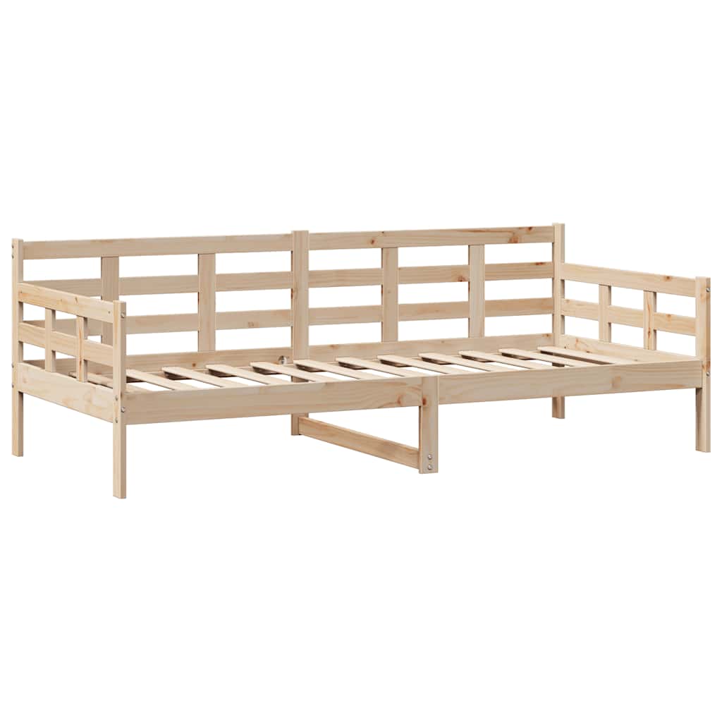 vidaXL Daybed with Drawers without Mattress 90x190 cm Single Solid Wood