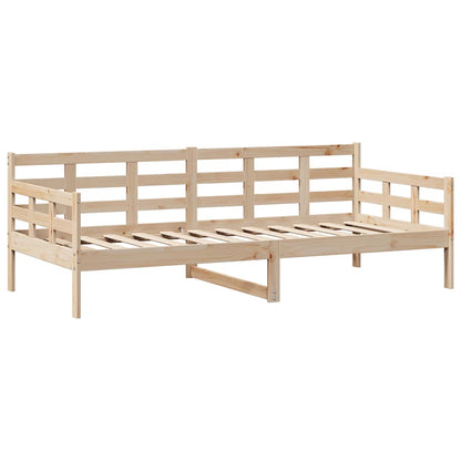 vidaXL Daybed with Drawers without Mattress 90x190 cm Single Solid Wood