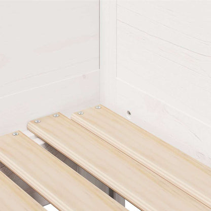 vidaXL Daybed with Trundle and Drawers without Mattress White 90x190 cm Single