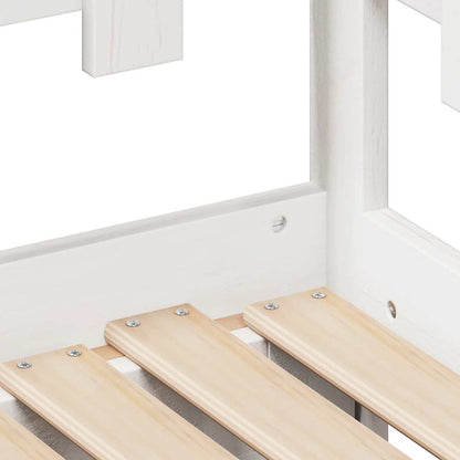 vidaXL Daybed with Trundle and Drawers without Mattress White 90x190 cm Single