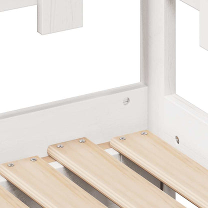 vidaXL Daybed with Trundle and Drawers without Mattress White 90x190 cm Single