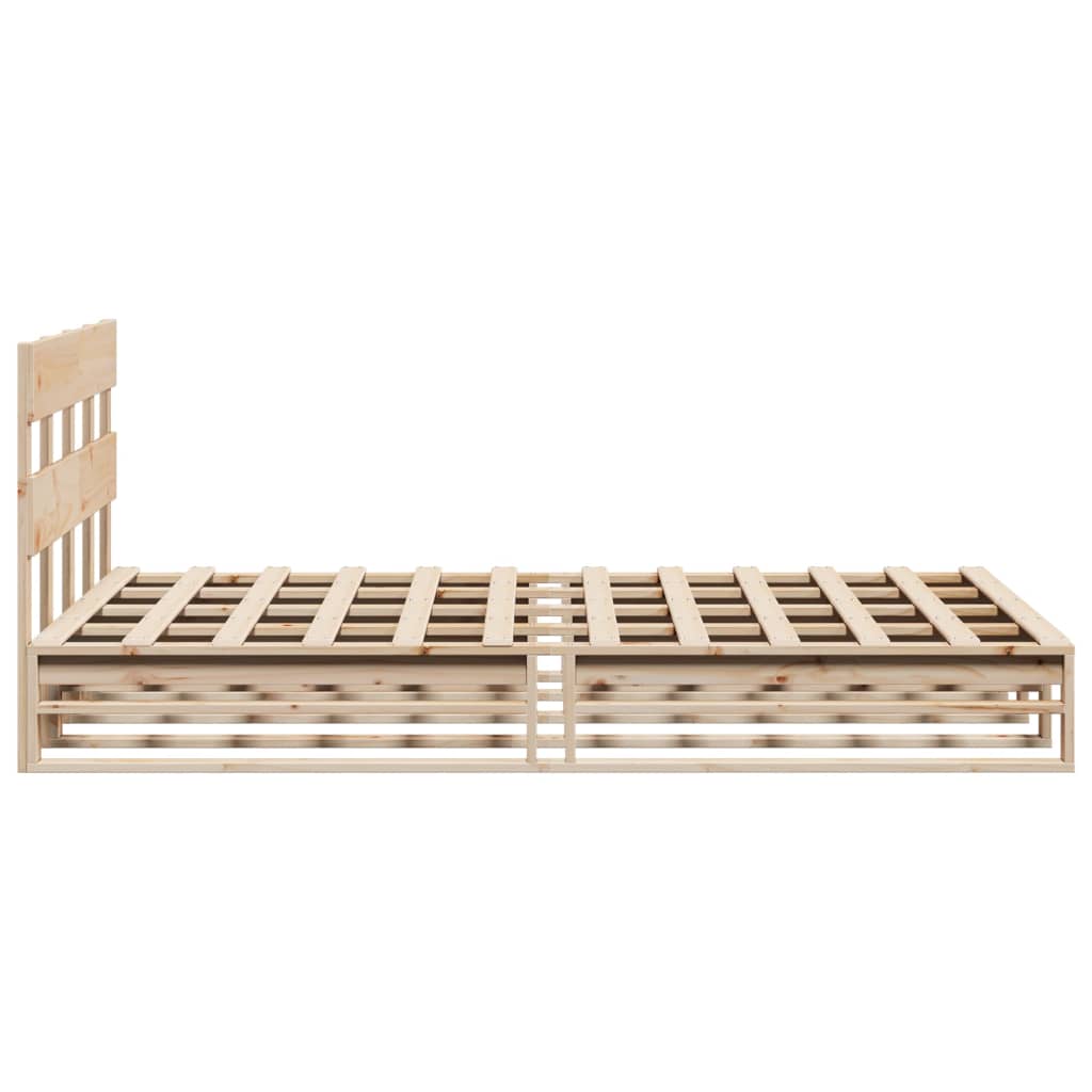 vidaXL Bed Frame without Mattress 120x200 cm Solid Wood Pine