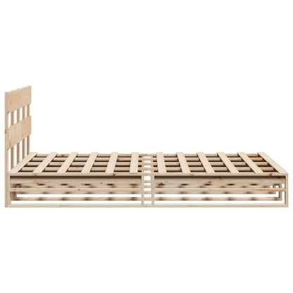 vidaXL Bed Frame without Mattress 120x200 cm Solid Wood Pine