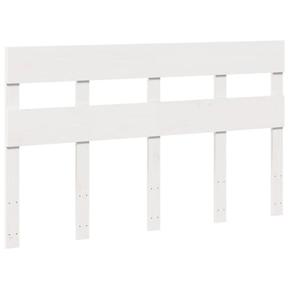 vidaXL Bed Frame without Mattress White 120x200 cm Solid Wood Pine