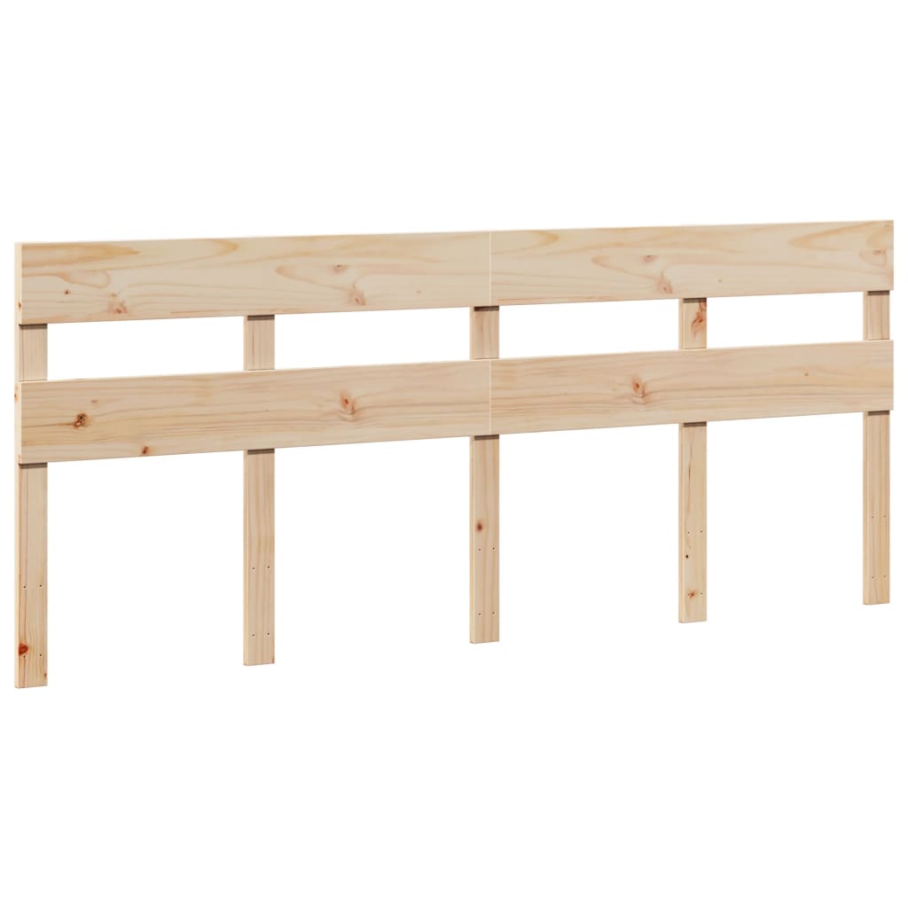 vidaXL Bed Frame without Mattress 180x200 cm Super King Solid Wood Pine