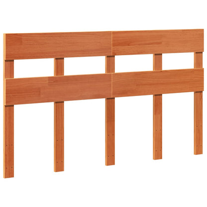vidaXL Bed Frame without Mattress Wax Brown 120x190 cm Small Double Solid Wood Pine