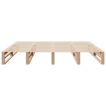 vidaXL Bed Frame without Mattress 200x200 cm Solid Wood Pine