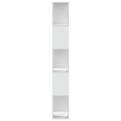 vidaXL Bookcase 5-Tier White 45x23,5x162,5 cm Engineered Wood