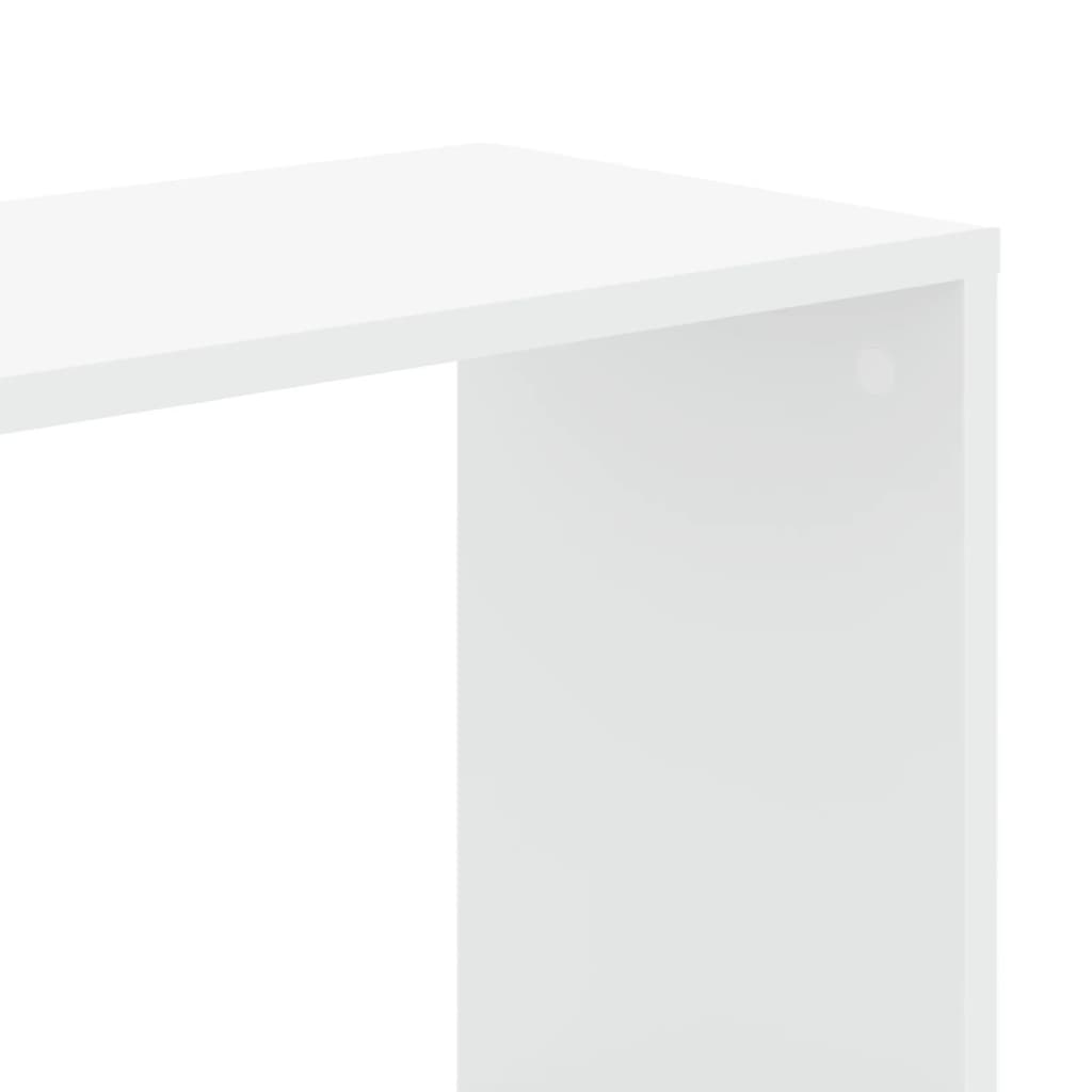 vidaXL Bookcase 5-Tier White 45x23,5x162,5 cm Engineered Wood