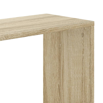 vidaXL Bookcase 5-Tier Sonoma Oak 45x23,5x162,5 cm Engineered Wood