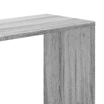 vidaXL Bookcase 5-Tier Grey Sonoma 45x23,5x162,5 cm Engineered Wood