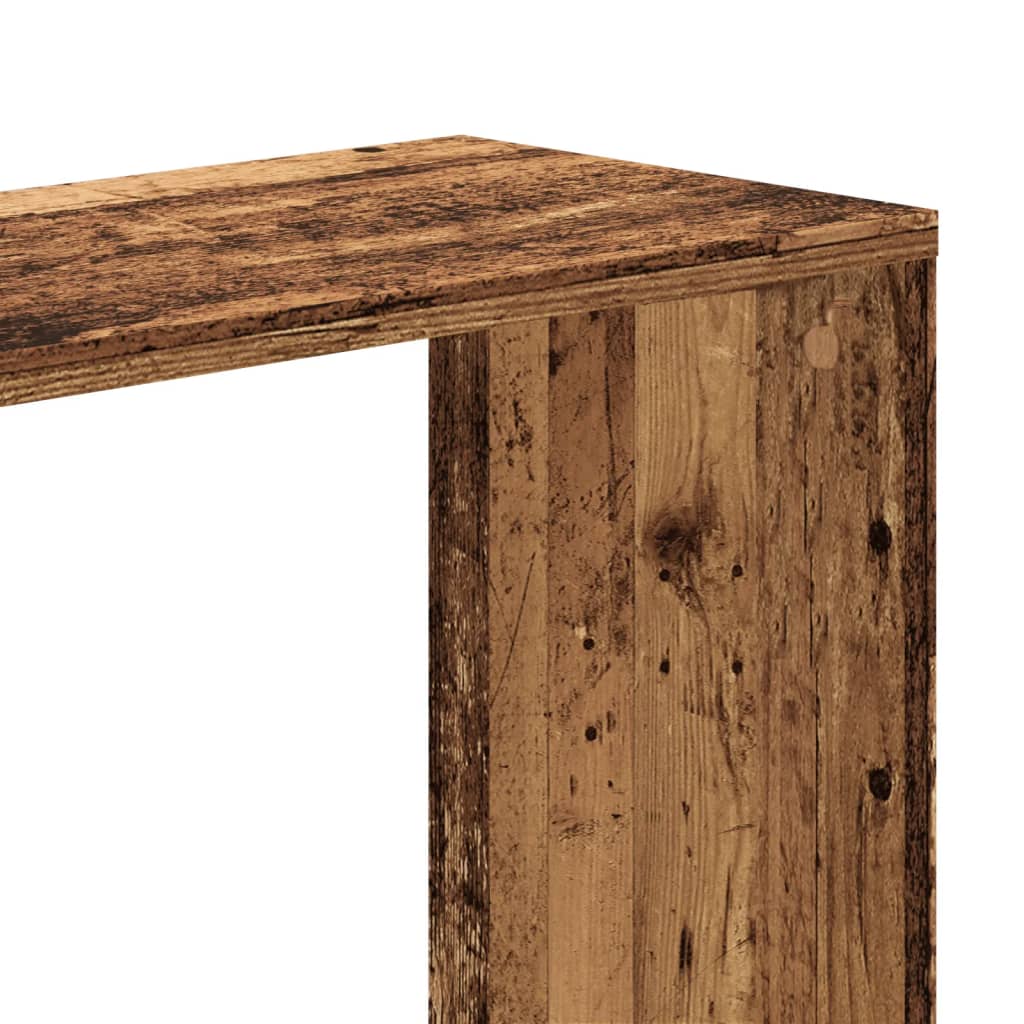 vidaXL Bookcase 5-Tier Old Wood 45x23,5x162,5 cm Engineered Wood