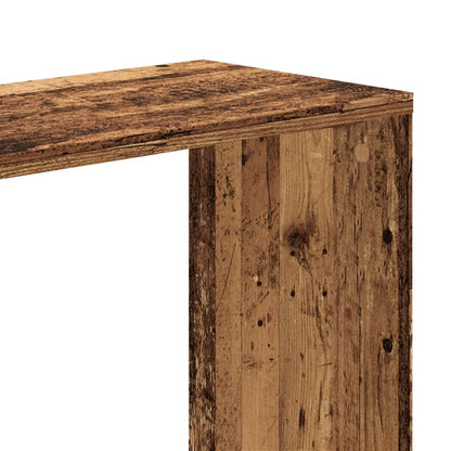 vidaXL Bookcase 5-Tier Old Wood 45x23,5x162,5 cm Engineered Wood