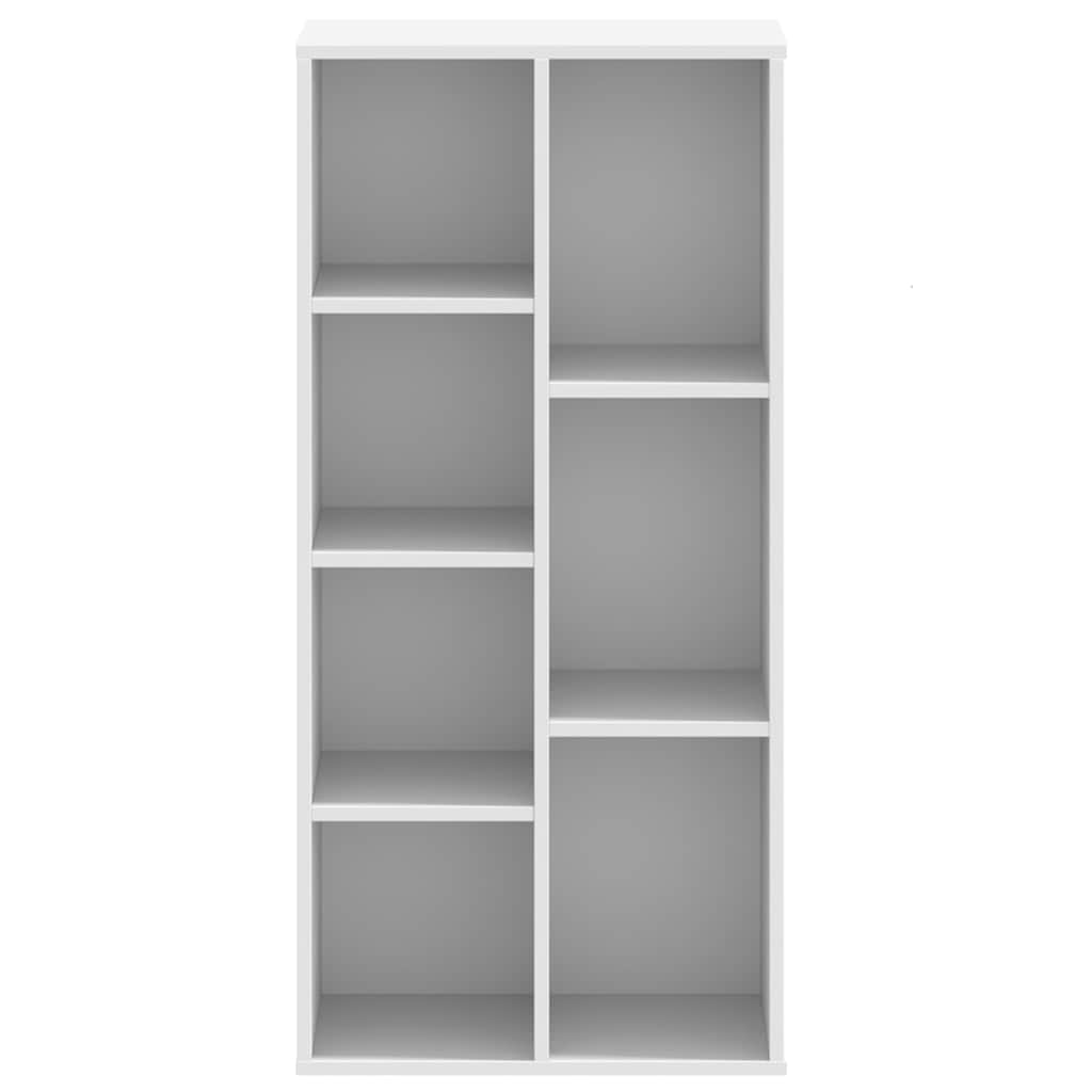 vidaXL Bookcase White 50x25x105 cm Engineered Wood
