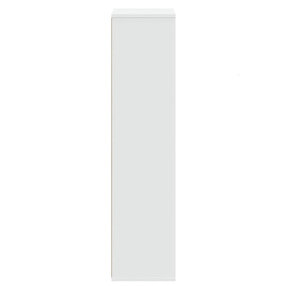 vidaXL Bookcase White 50x25x105 cm Engineered Wood