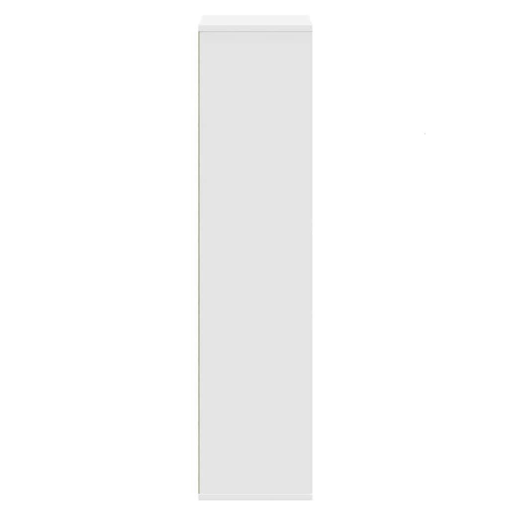 vidaXL Bookcase White 50x25x105 cm Engineered Wood