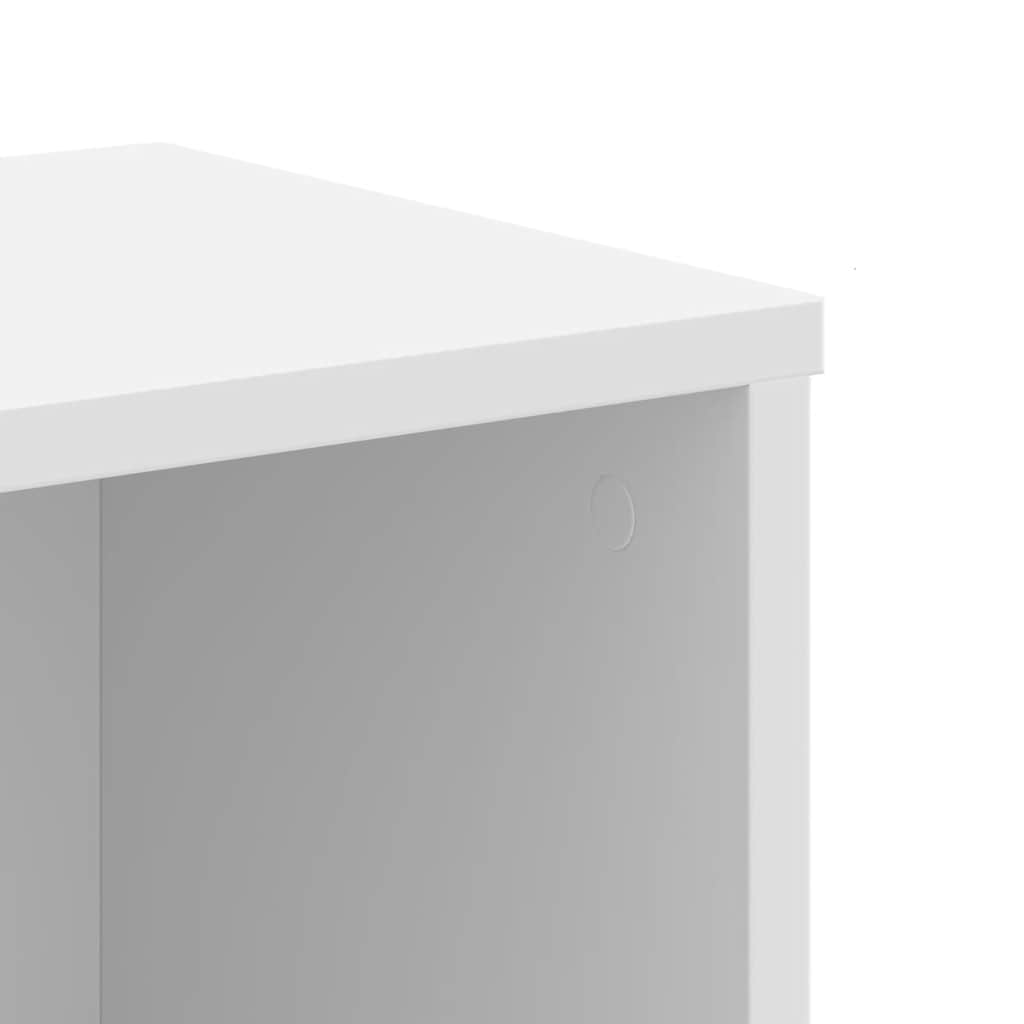 vidaXL Bookcase White 50x25x105 cm Engineered Wood